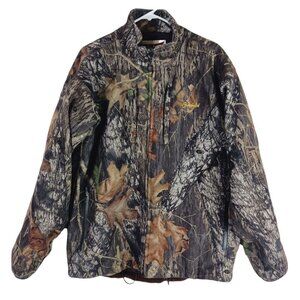 Gamehide Hyperhide H20 Soft Shell Jacket Huting Camo Large Vented Back Full Zip